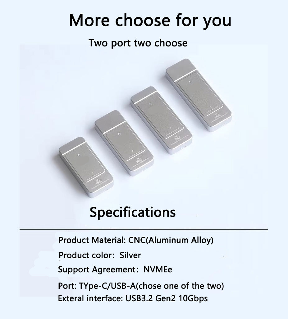2230 /2242 NVMe SSD Enclosure
